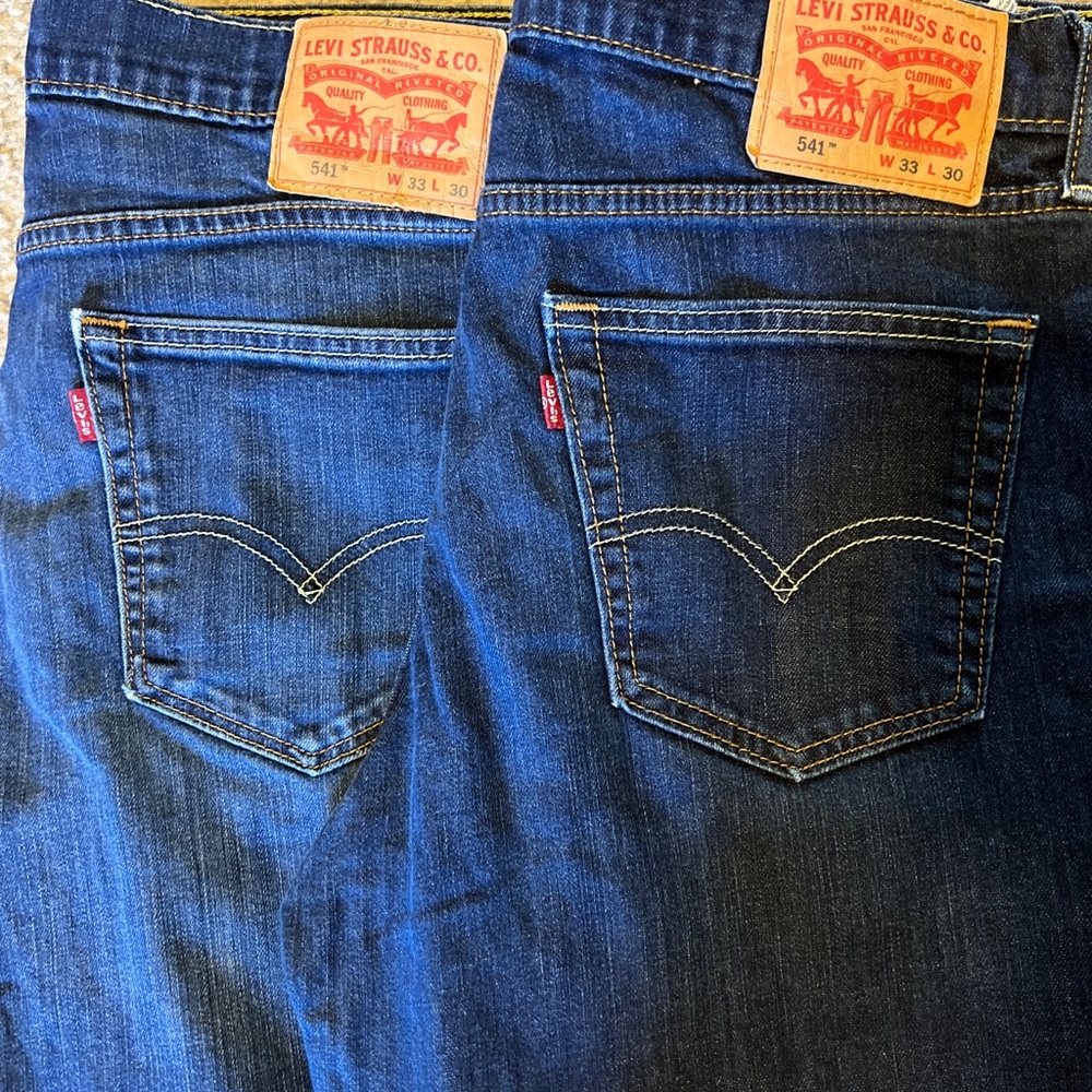 2 pairs of Men’s 541 jeans. Size 33x30 EUC